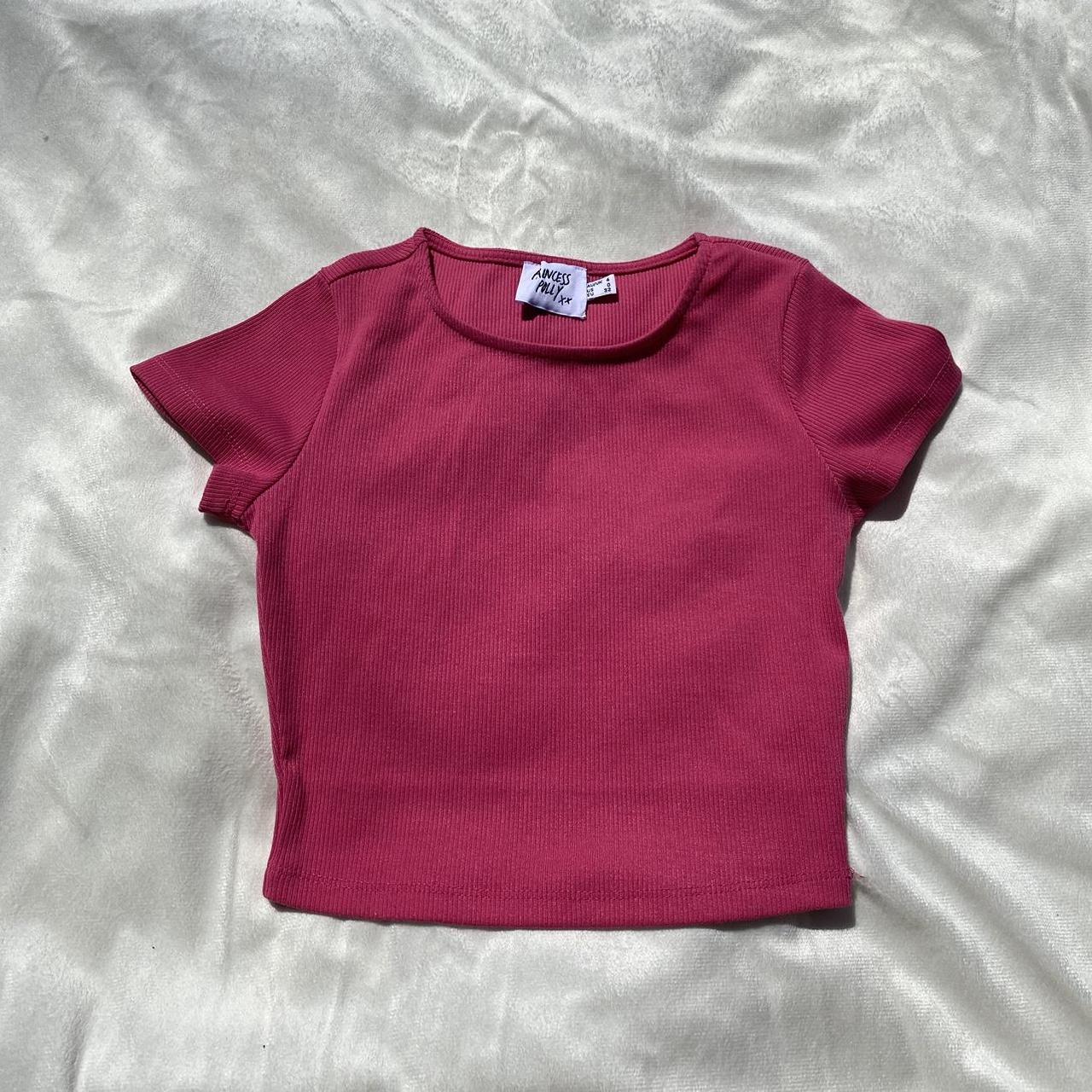 Princess Polly Men's Pink T-shirt | Depop