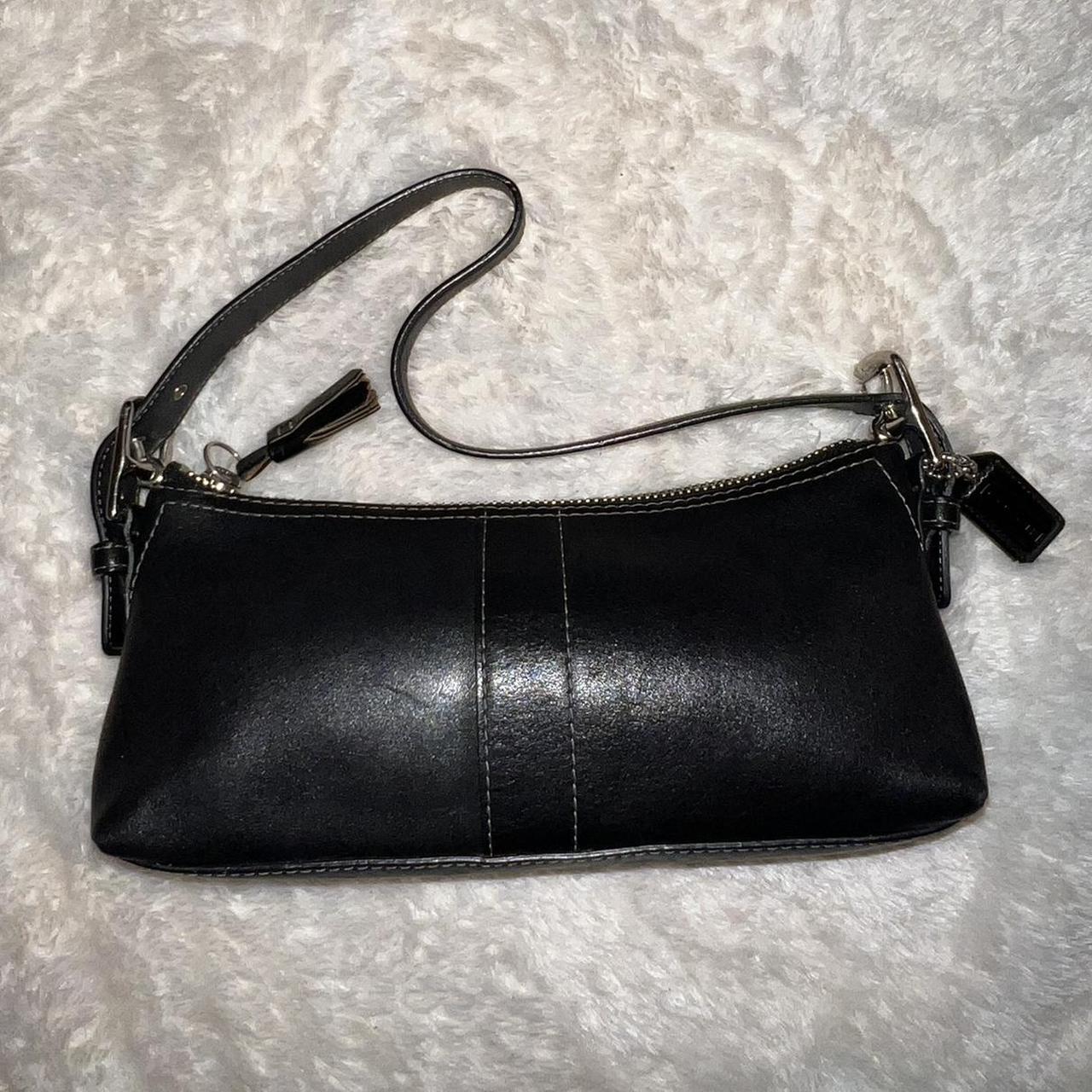 Authentic Vintage Coach leather mini baguette... - Depop