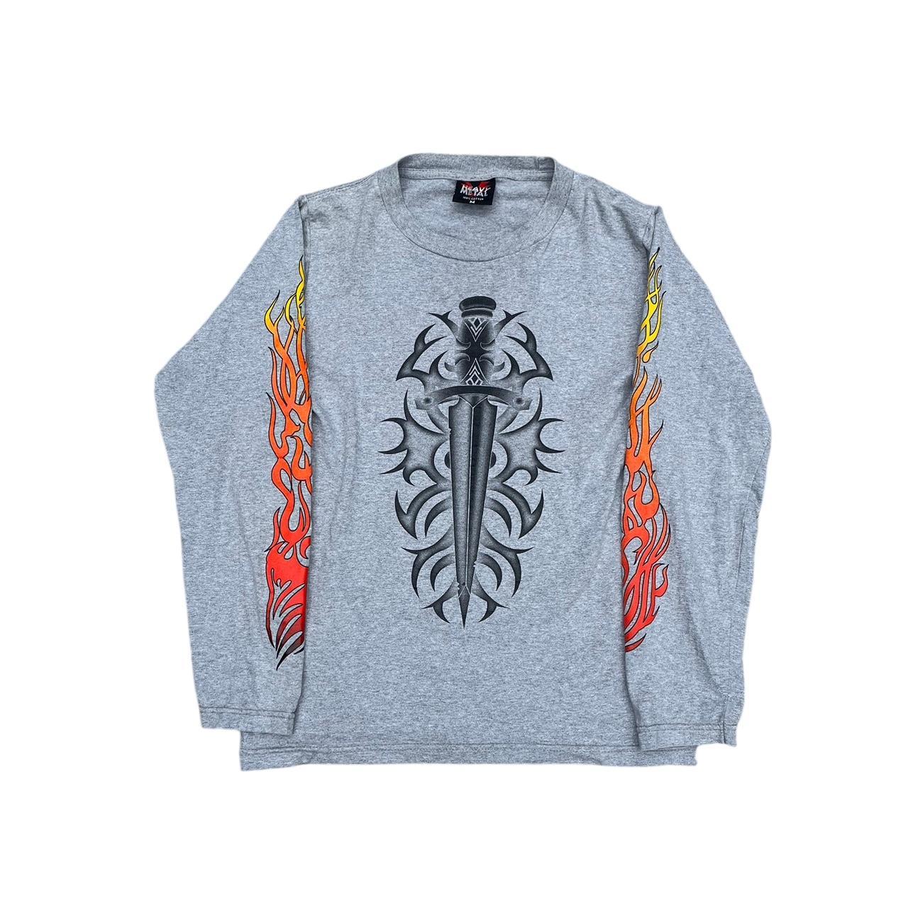 Tシャツ・カットソー NOT4NERD N4ND Dagger Tribal Logo TShirts Blue J1TS002BBL N4ND Dagger Tribal Logo T-Shirts - Blue - NOT4NERD