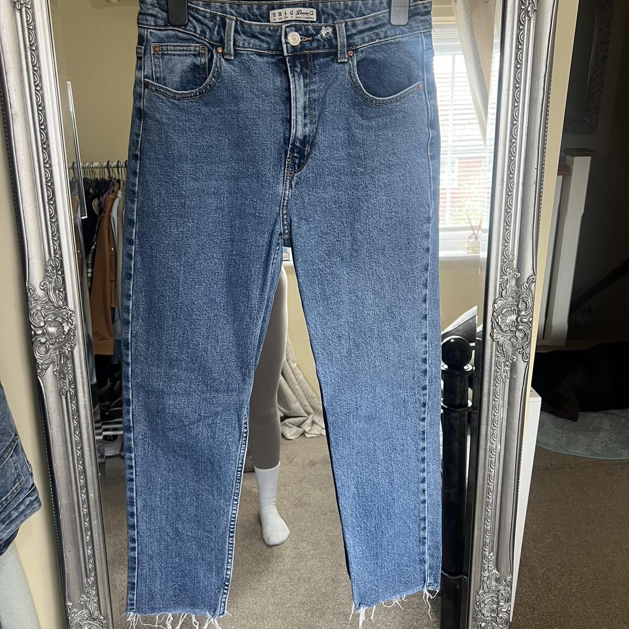 Depop Vintage Straight Jeans Primark Primark Blue Straight Leg