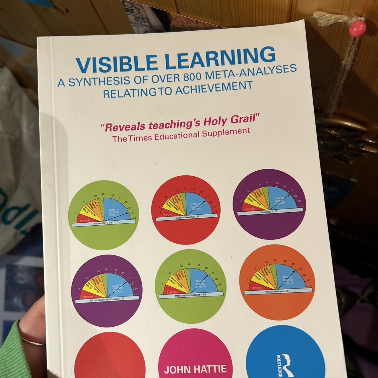 This Textbook, Titled "Visible Learning: A Synthesis... - Depop