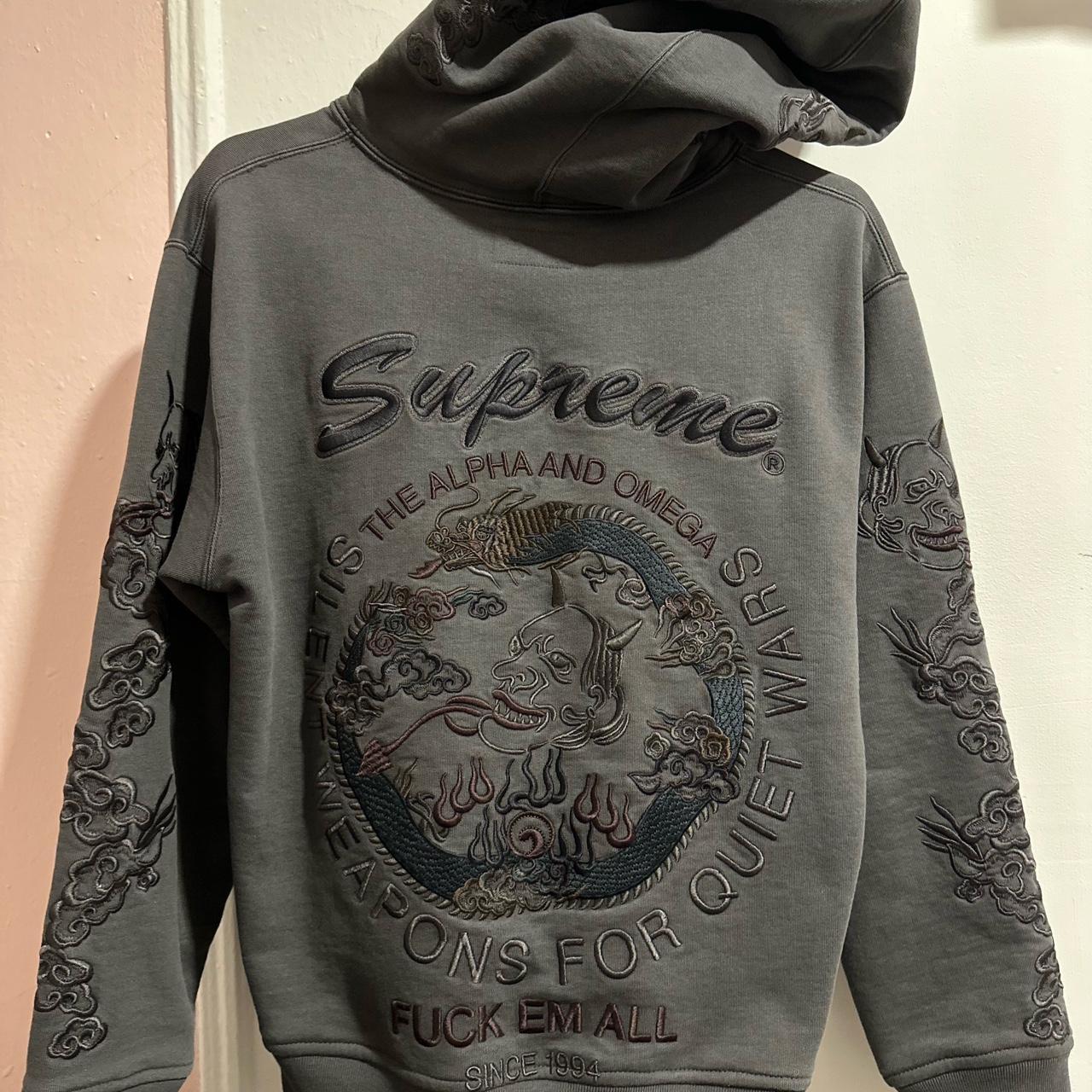 Supreme dragon-hoodie - Depop