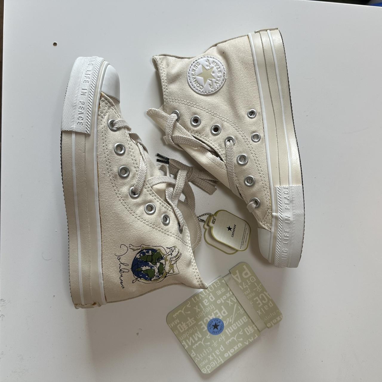 John Lennon Converse - Imagine - size 5.5 women - | Depop