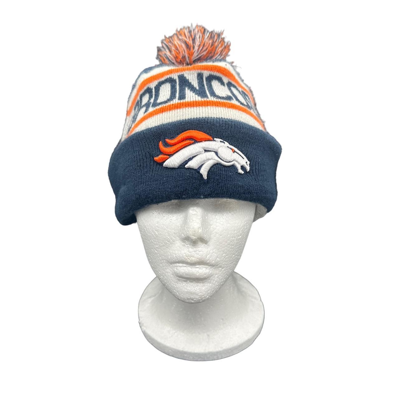 The Broncos Beanie Yarn Pom, Denver Broncos Beanie