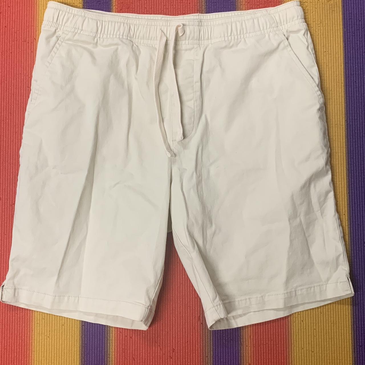 Goodfellow cream white shorts. Not worn size small. Depop