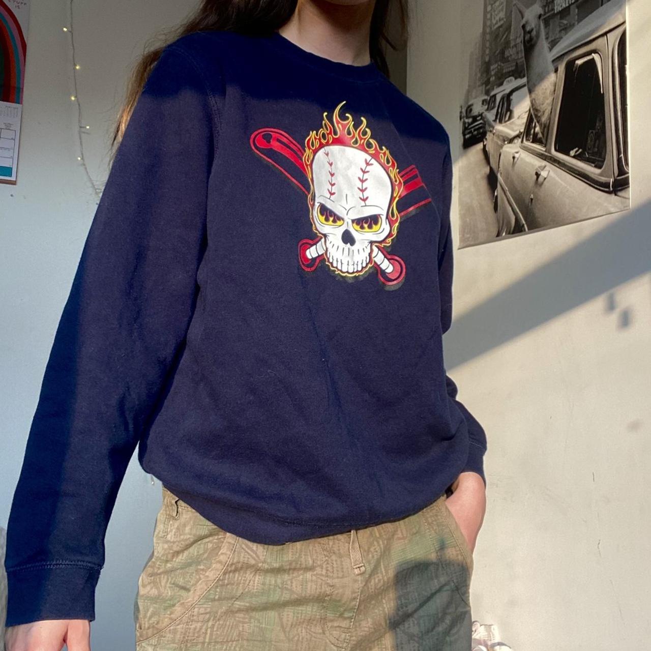 Sick late 90s / early 2000s skater jumper with... - Depop