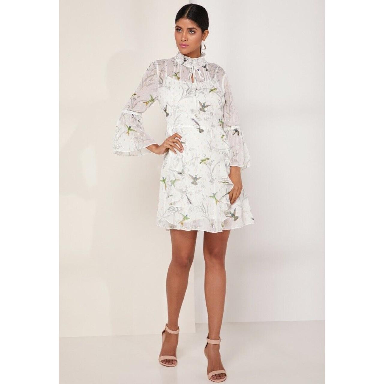 Andray fortune layered ruffle dress sales