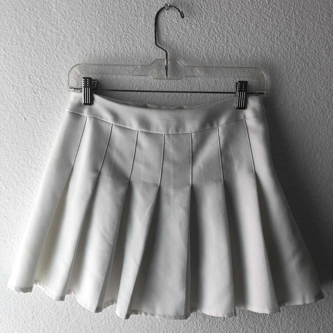 💓🤍 White Pleated Tennis Skirt 💓🤍 American Apparel Depop 1858