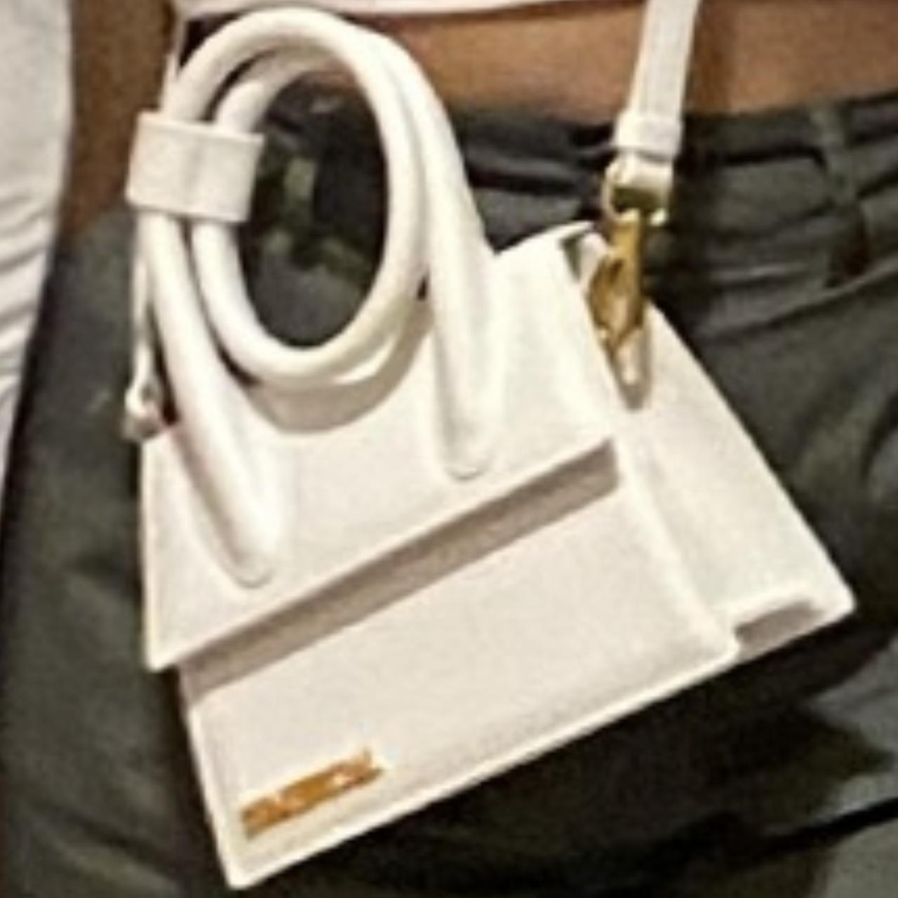 Jacquemus white leather bag Selling as I’ve worn a... Depop