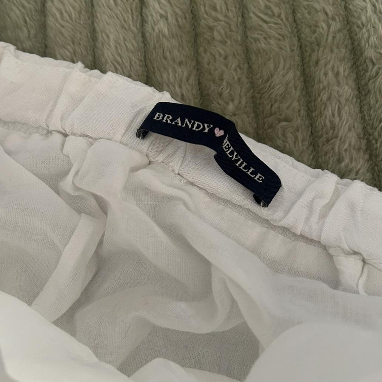 Brandy Melville white Izzy skirt Long maxi skirt,... Depop