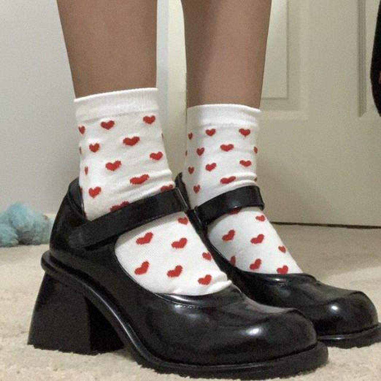 Unif dot Mary Jane shoes, the most beautiful shoes - Depop