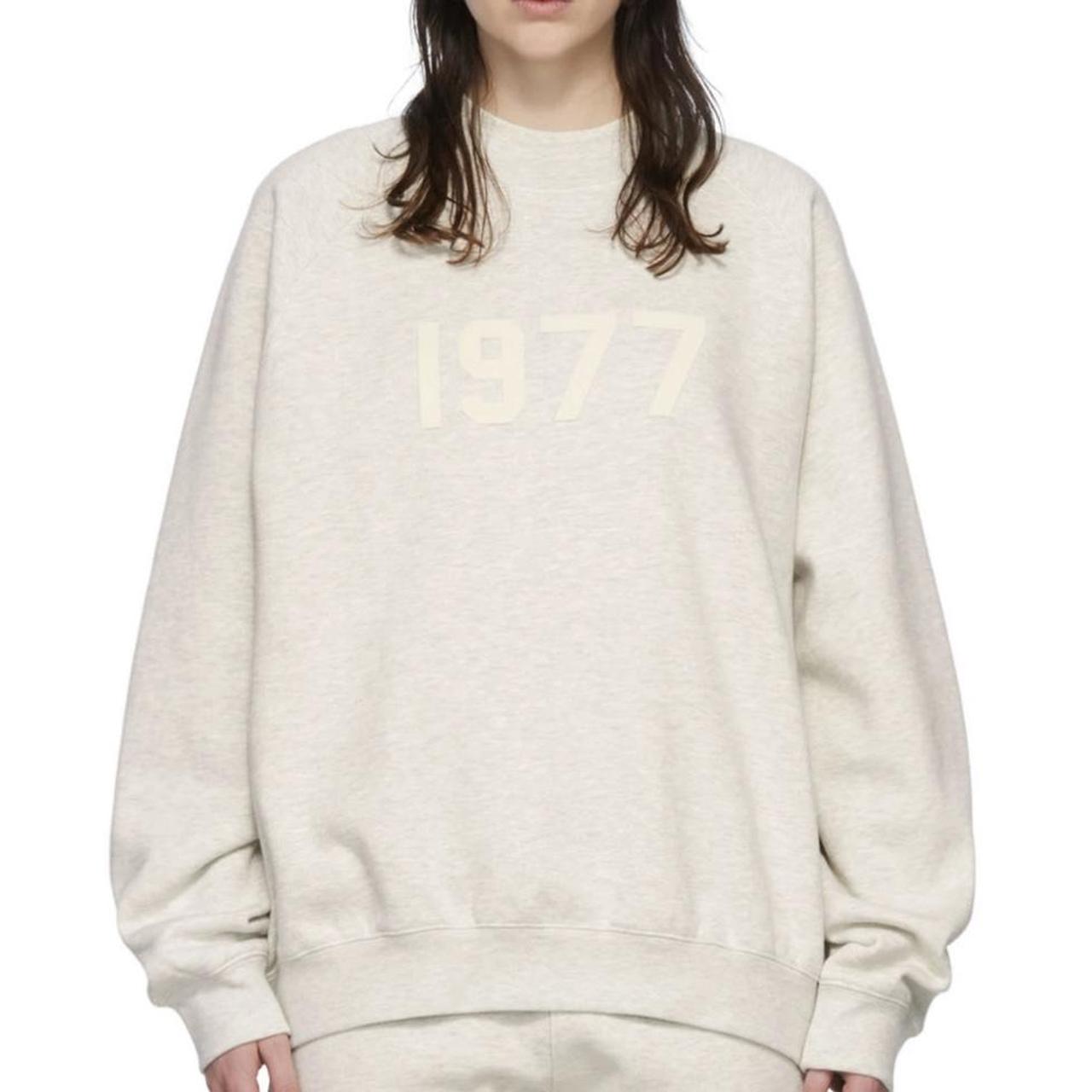 Essentials 1977 sweatshirt light oatmeal... Depop