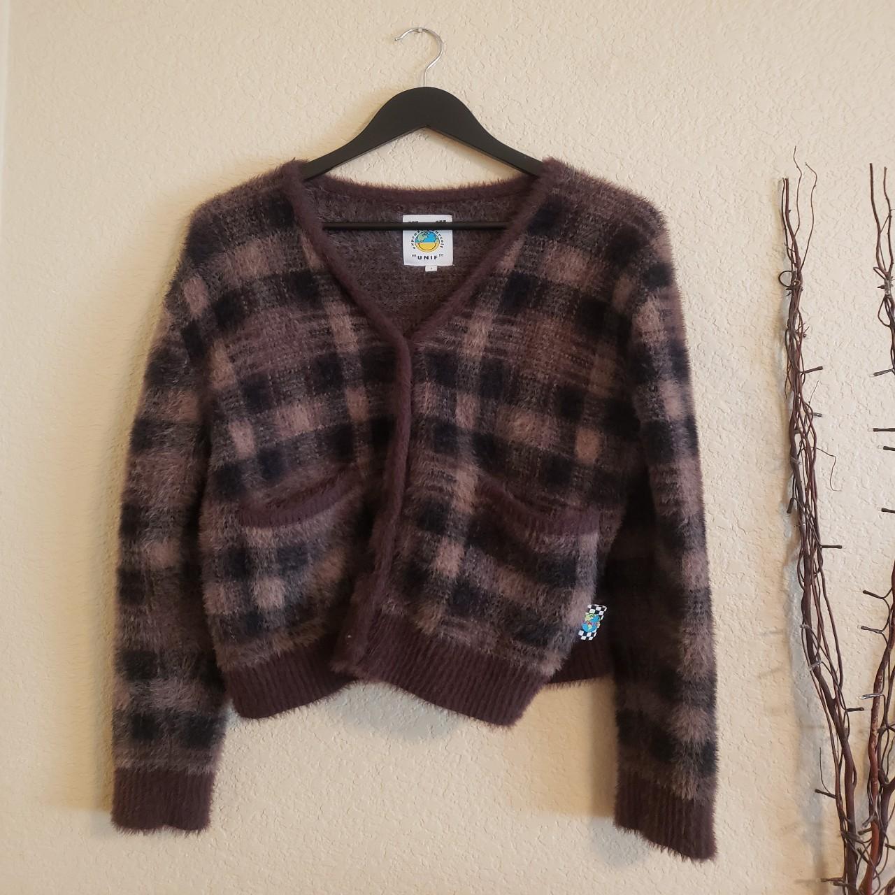 Brown Ty Unif Cardigan 🤎 This Is A Repop From A Depop