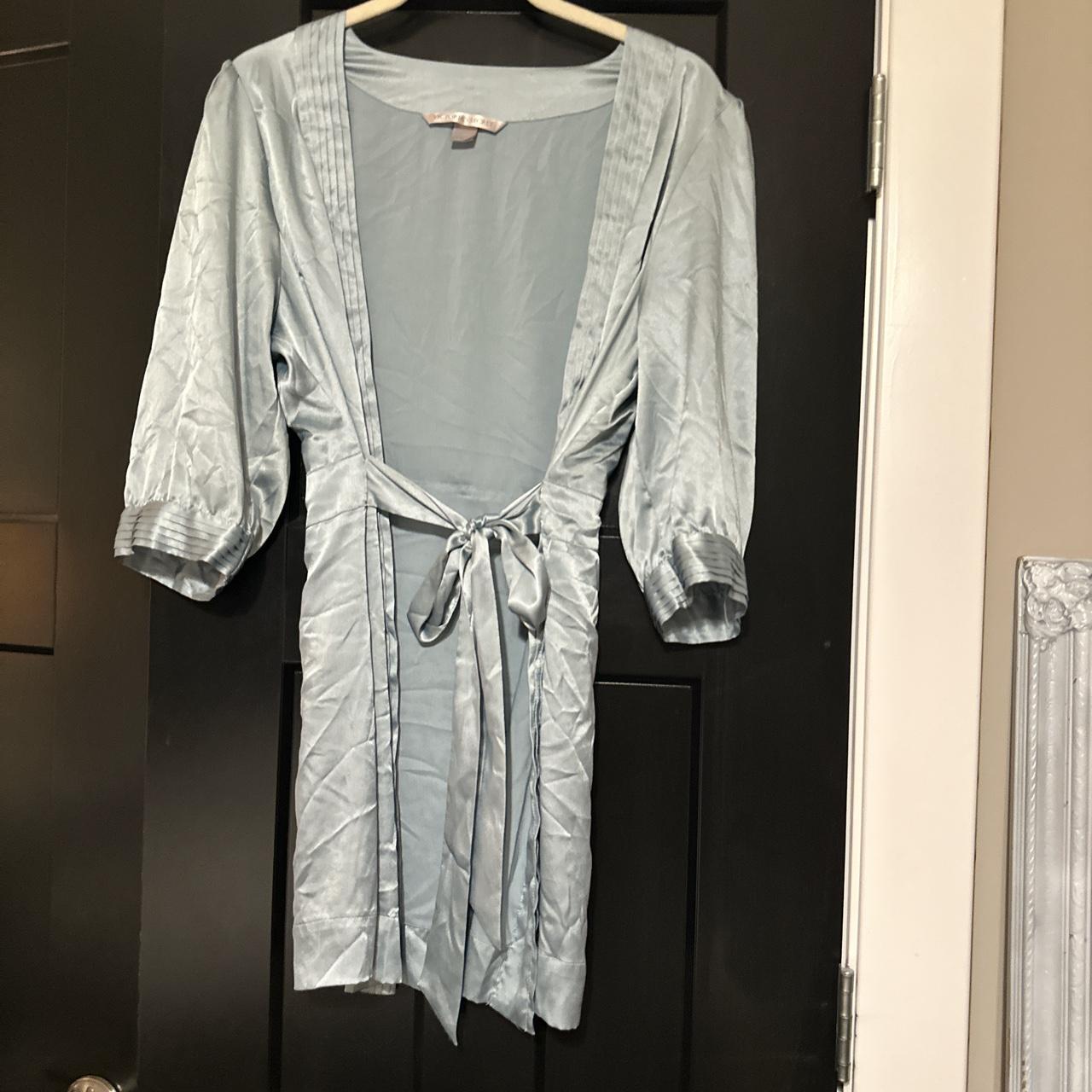 Victoria’s secret stunning pale blue silky mid... - Depop