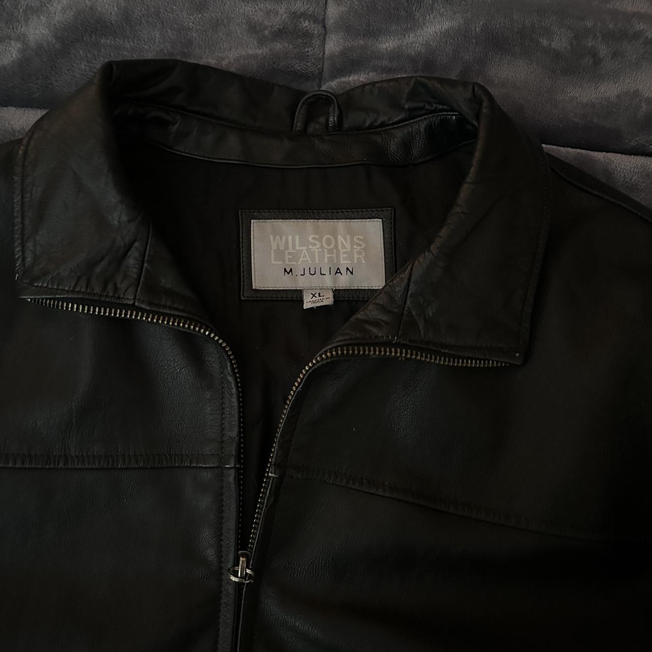 Wilson’s 100% genuine leather zip up jacket! Size... - Depop