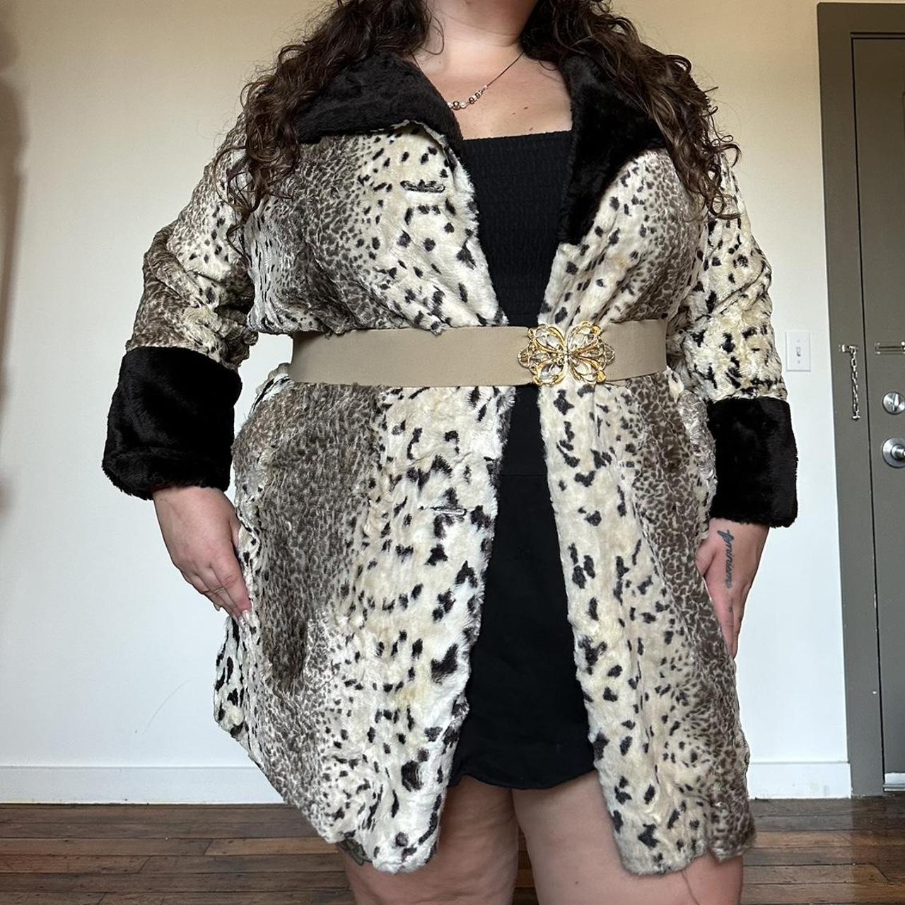 Lane bryant leopard outlet jacket