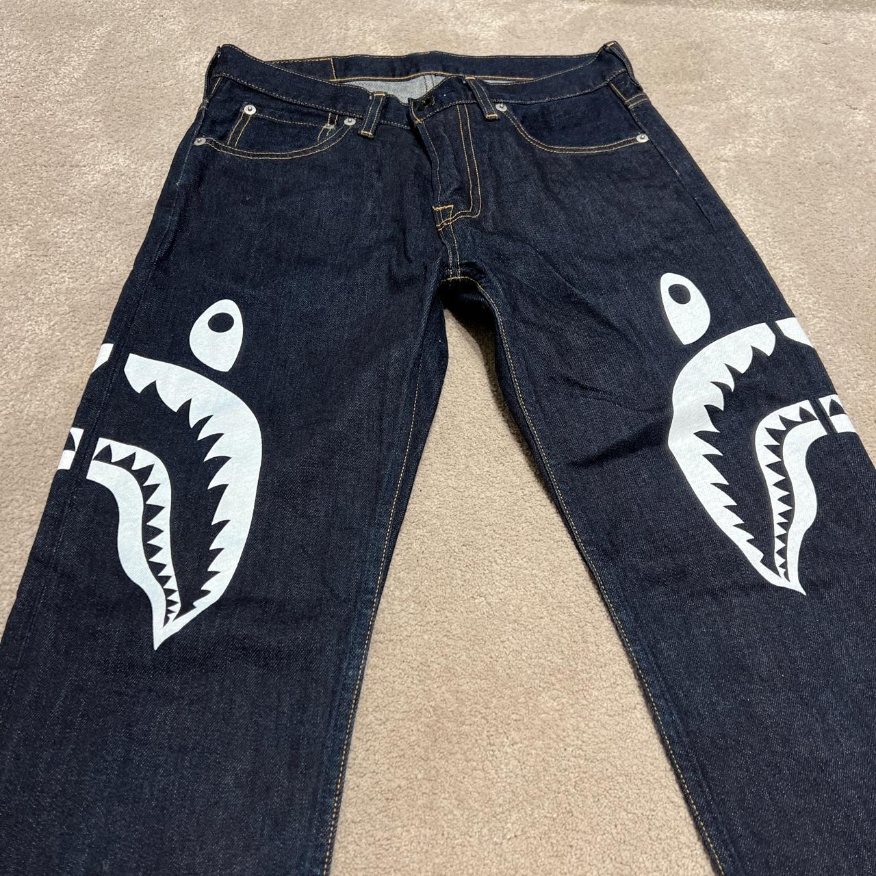 A Bathing Ape Nowhere jeans in size S Barely worn... - Depop