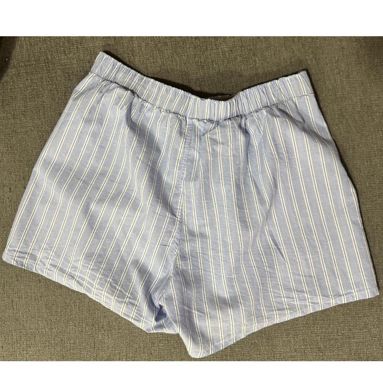 Gap boxers. Blue gingham, plaid and striped boxers.... - Depop