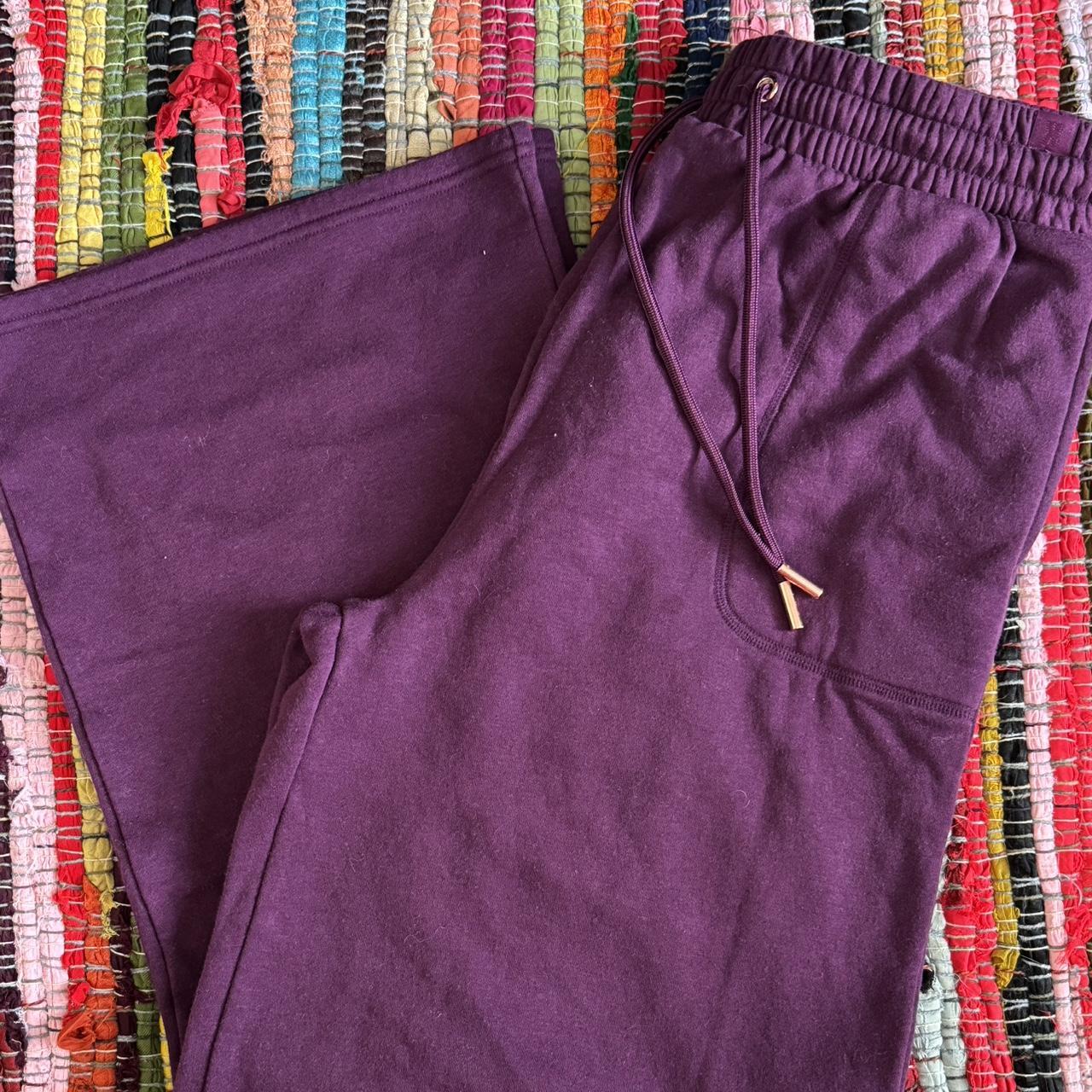 Savage Fenty Late Night Purple Wide Leg Sweats, only