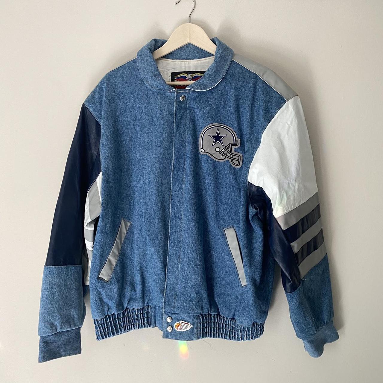 Vintage 90s Dallas Cowboys Game Day NFL Leather - Depop