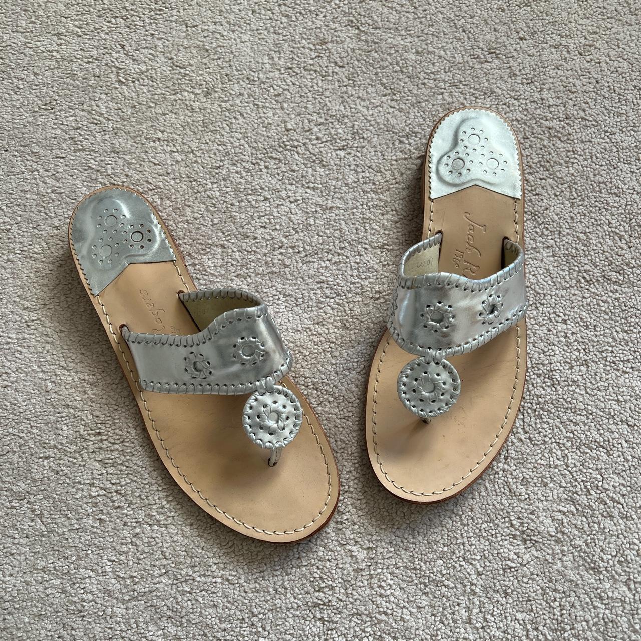 Jack rogers sandals on sale silver