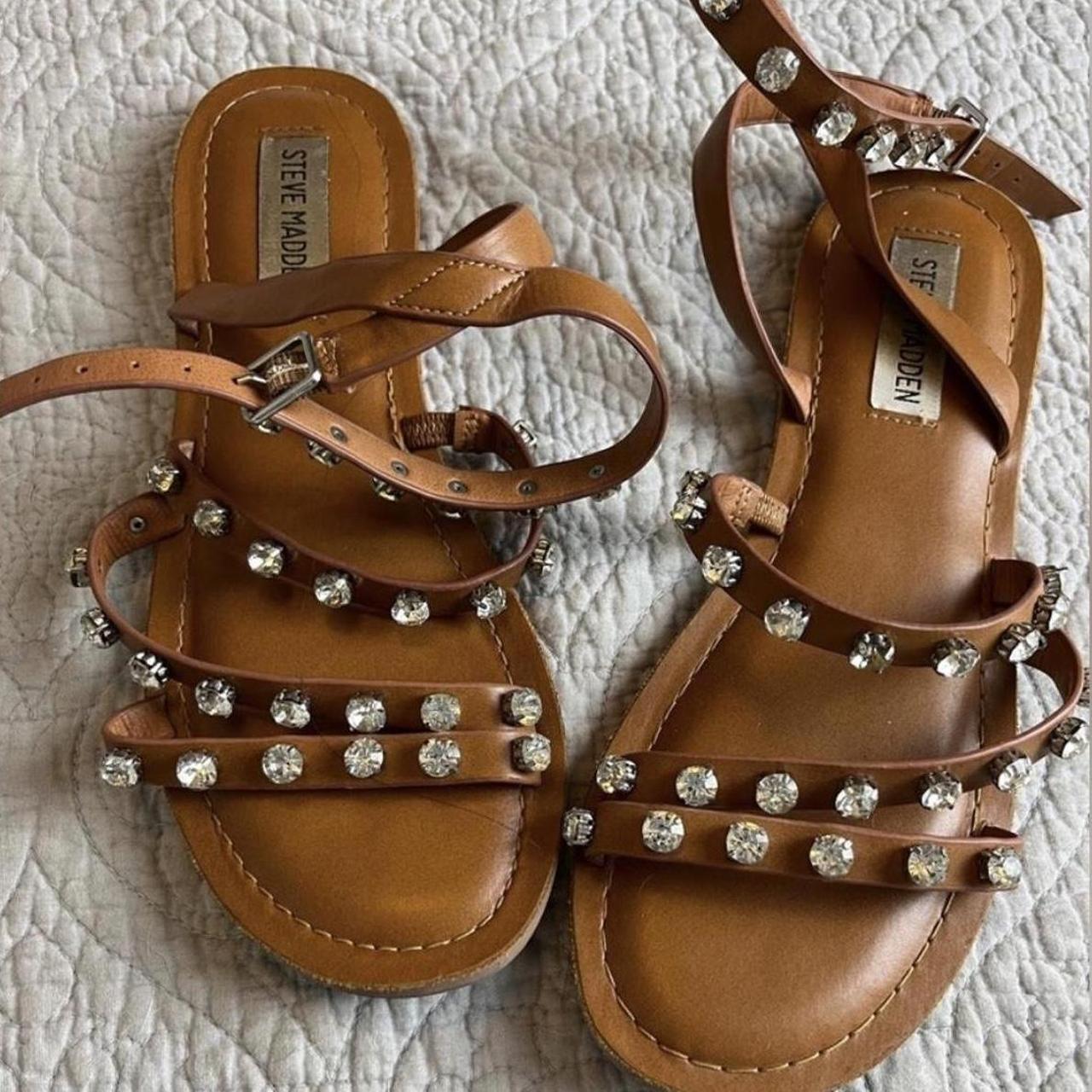 Steve Madden Aero Sandals Size 7 Strappy Fair condition Depop