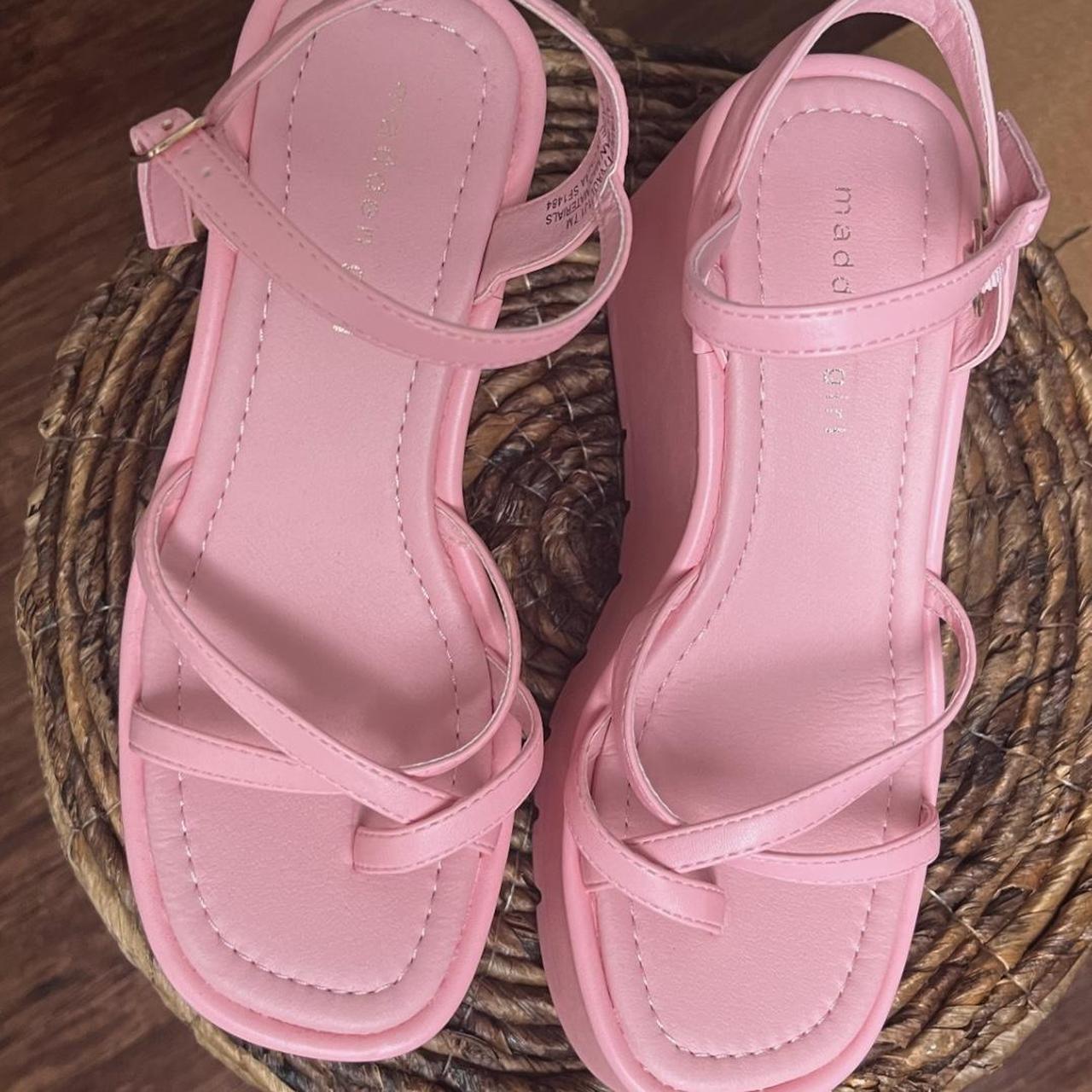Madden Girl Vault Platform Wedge Sandal Size 7 Never... Depop