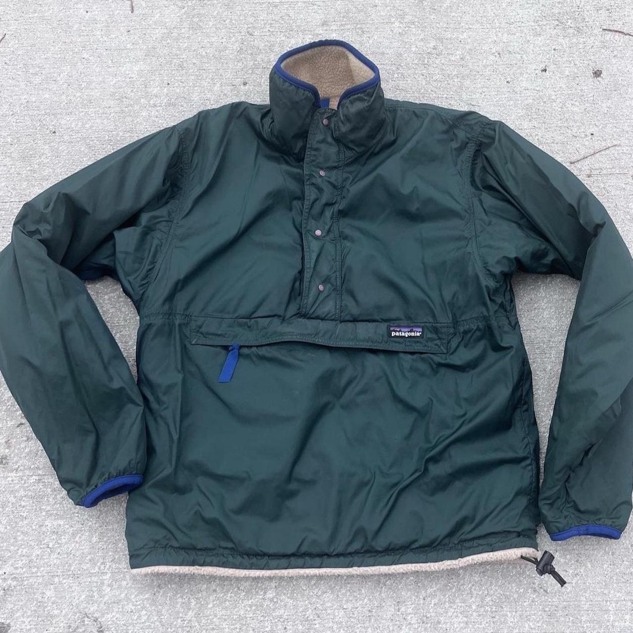 Vintage 90s Patagonia deep pile reversible glissade... - Depop