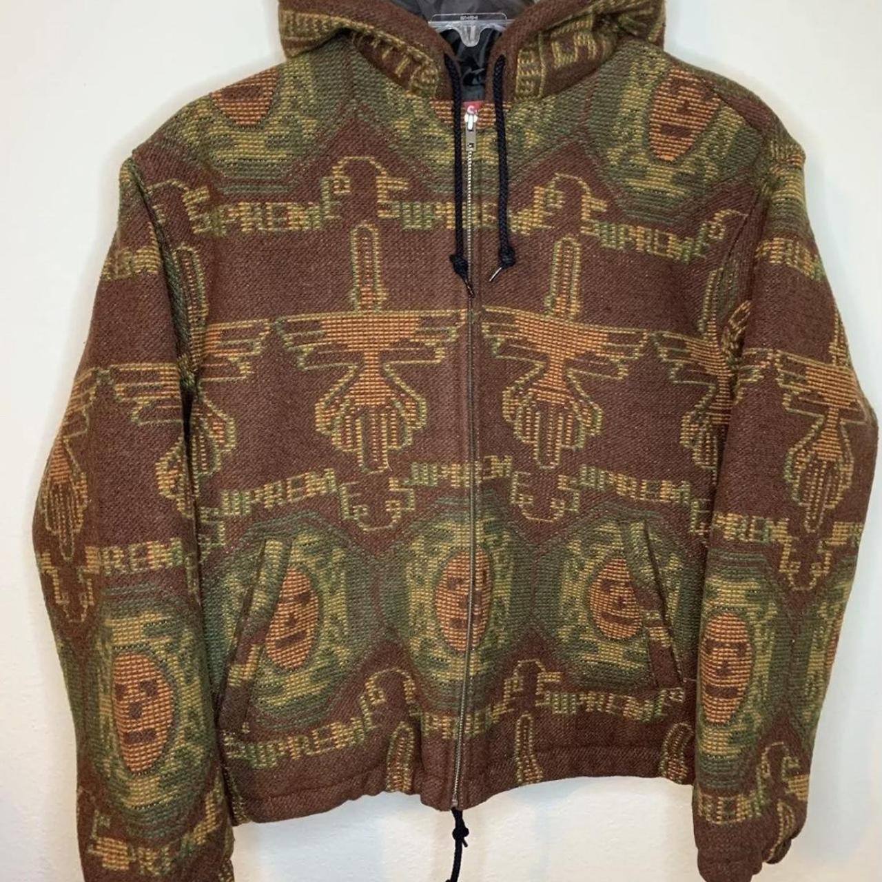 Supreme Woven Hooded Jacket FW22 Rust Colorway Earth... - Depop