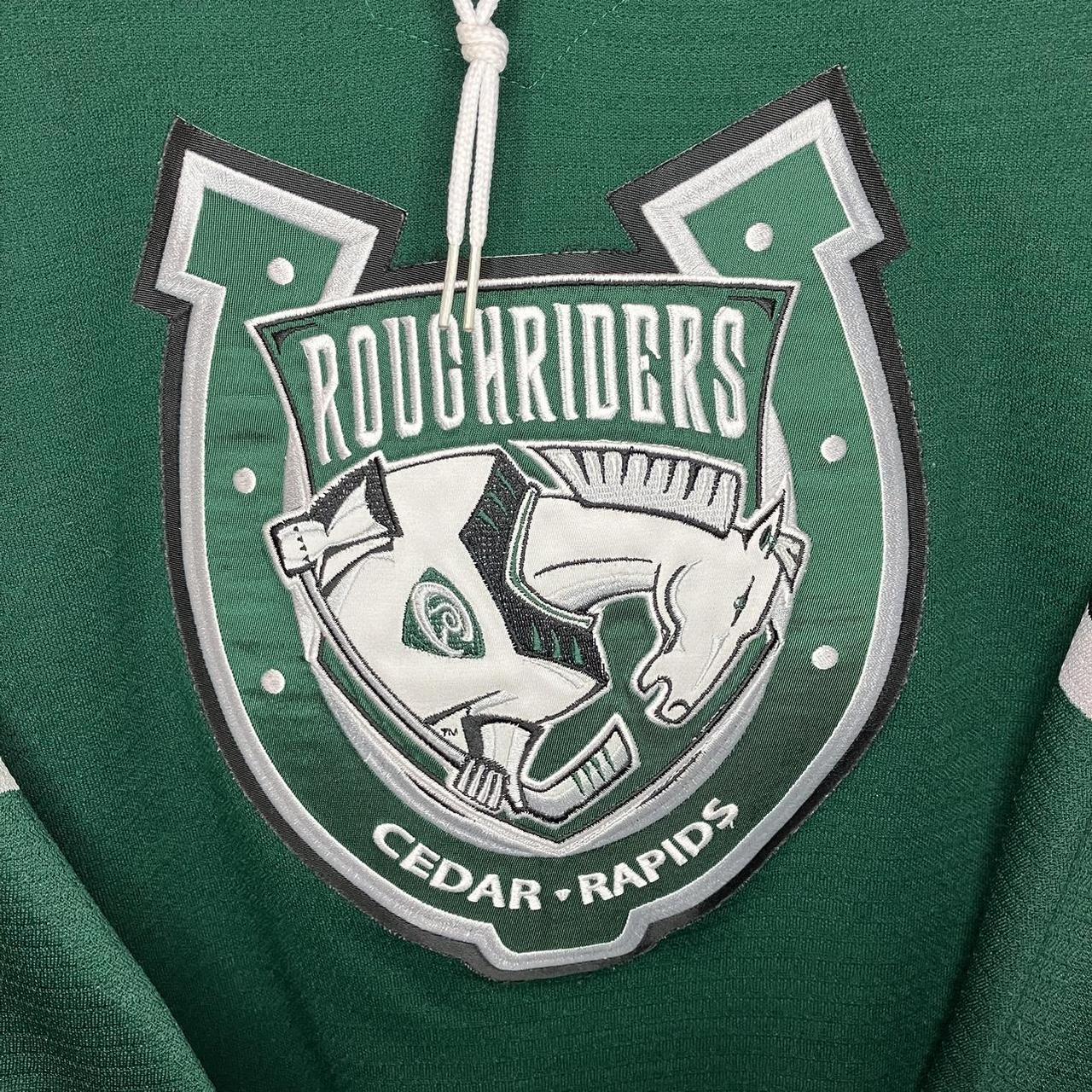 Vtg Cedar Rapids Roughriders Hockey Jersey