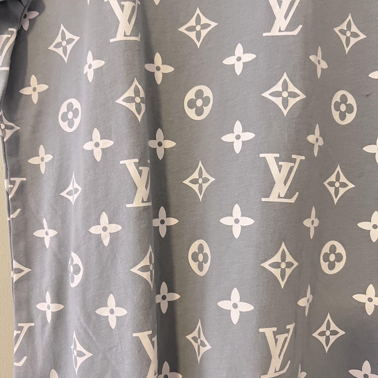 Louis Vuitton Monogram Denim Shirt New/Never - Depop