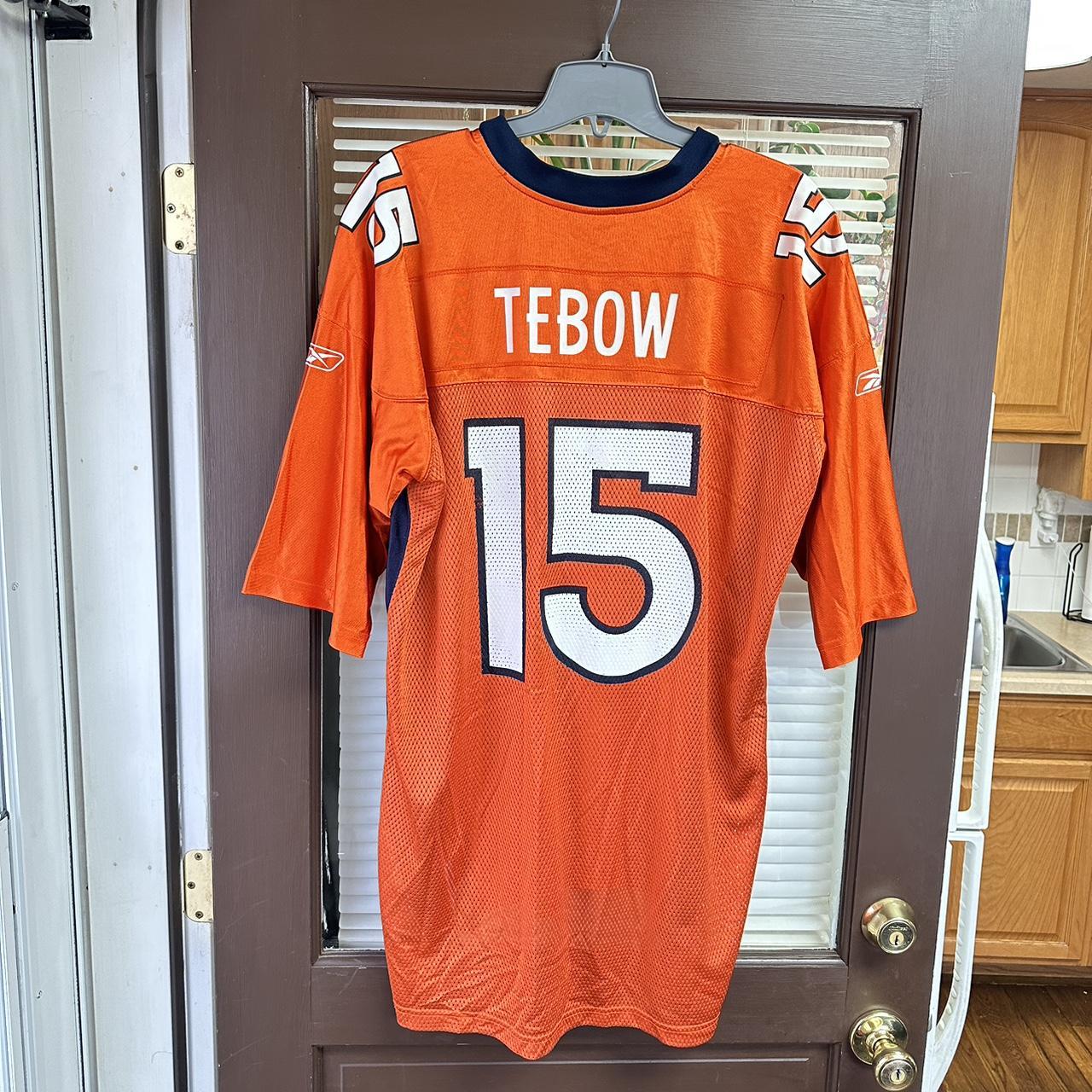 15 Tim Tebow home broncos jersey size 50 Same day - Depop