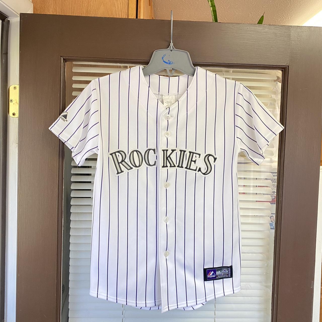  Majestic Athletic Colorado Rockies Youth Medium