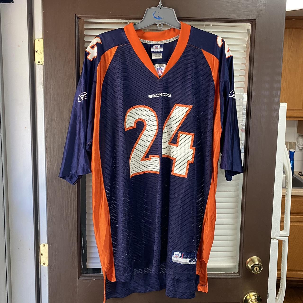 Vintage Authentic Denver Broncos #24 Champ Bailey - Depop