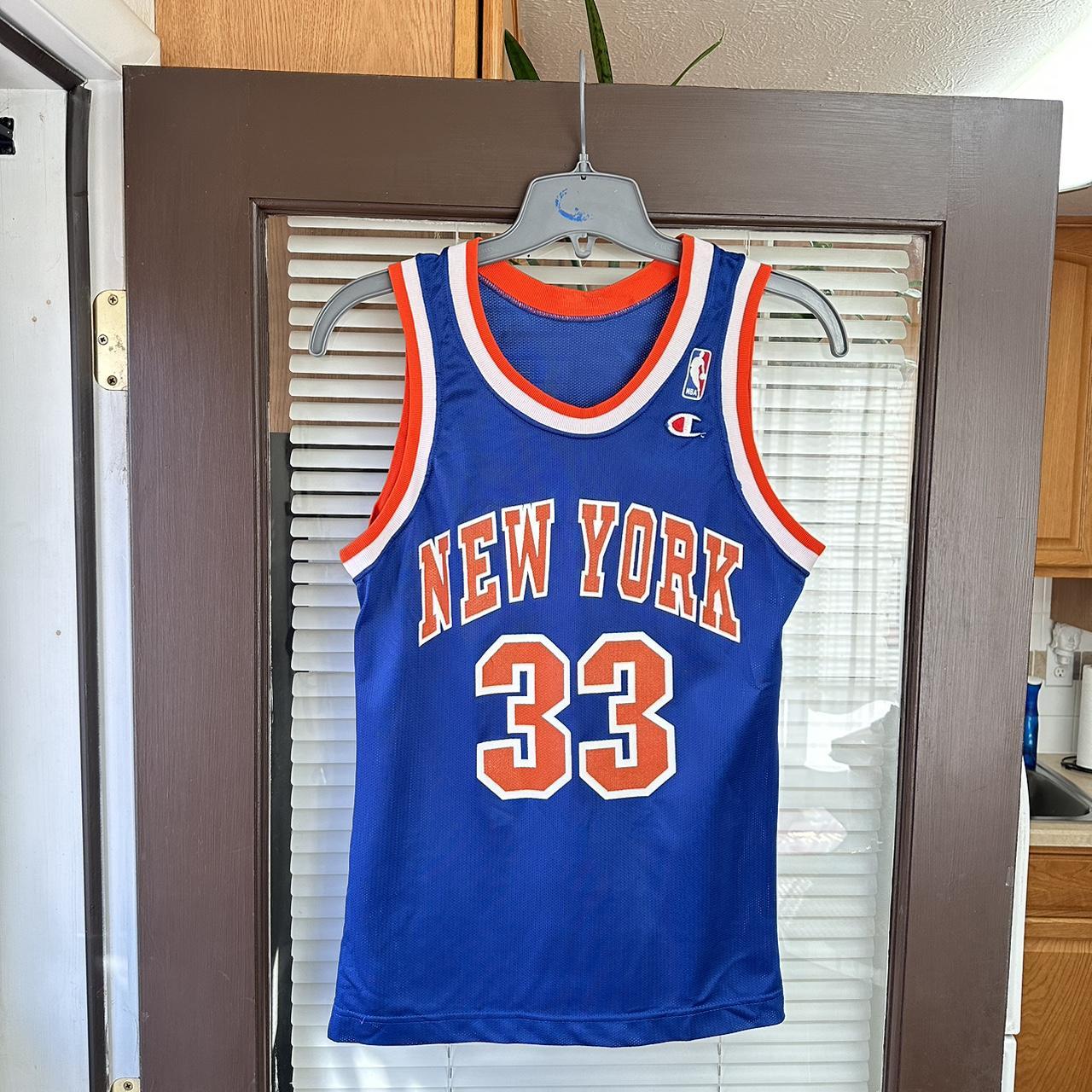Vintage Patrick Ewing New York Knicks Number 33 NBA Basketball 