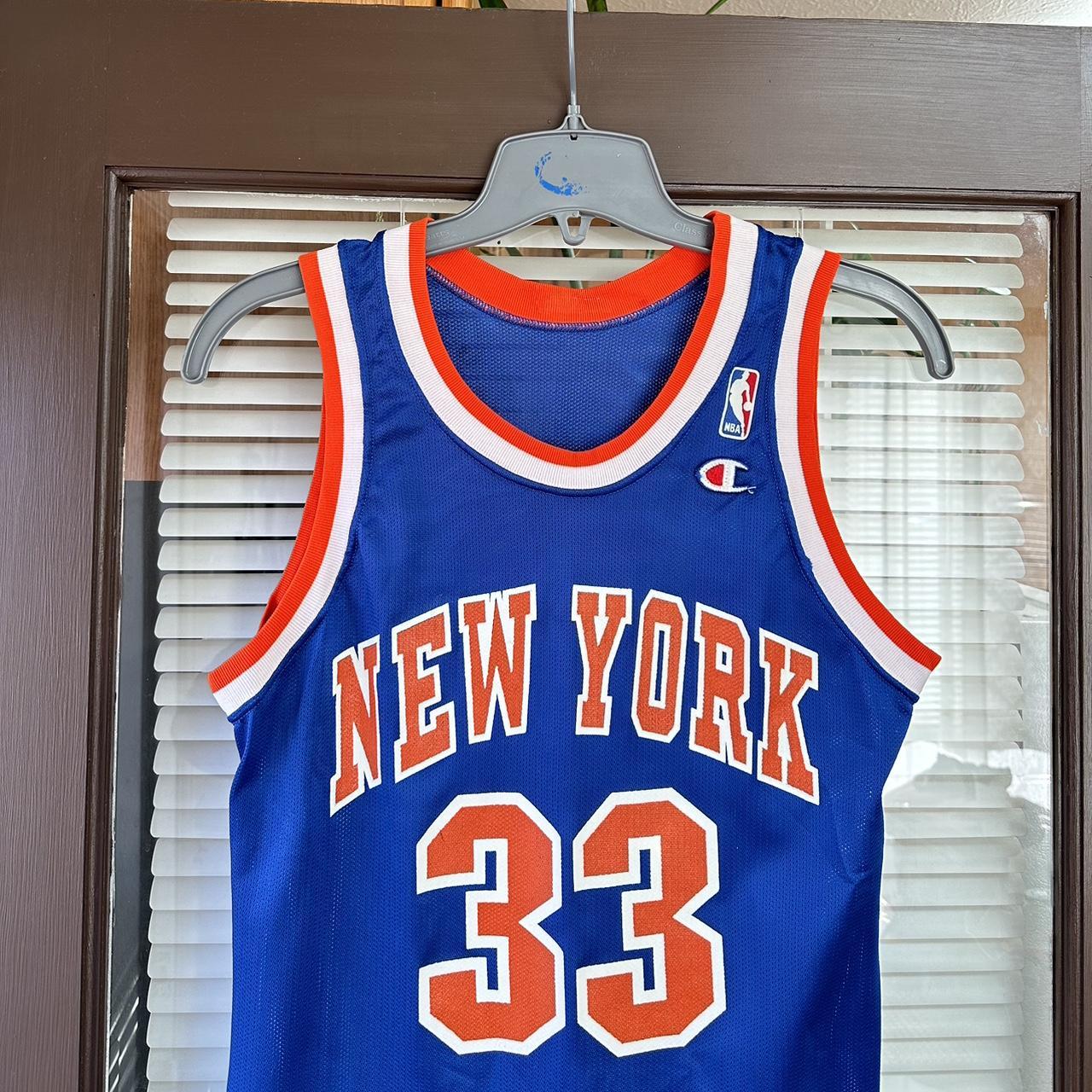 Vintage Patrick Ewing New York Knicks Champion Basketball Jersey