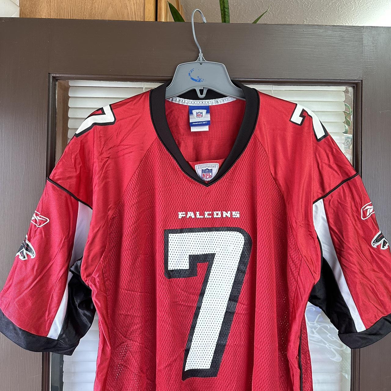 Men's Falcons Michael Vick Jersey Black Throwback #7