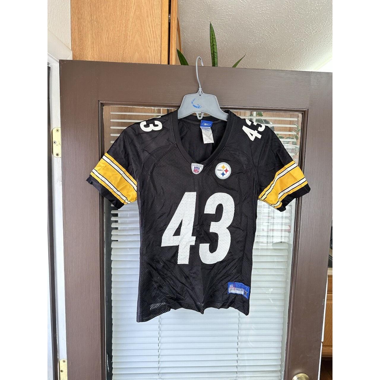 Authentic Troy Polamalu #43 Pittsburgh Steelers KIDS - Depop