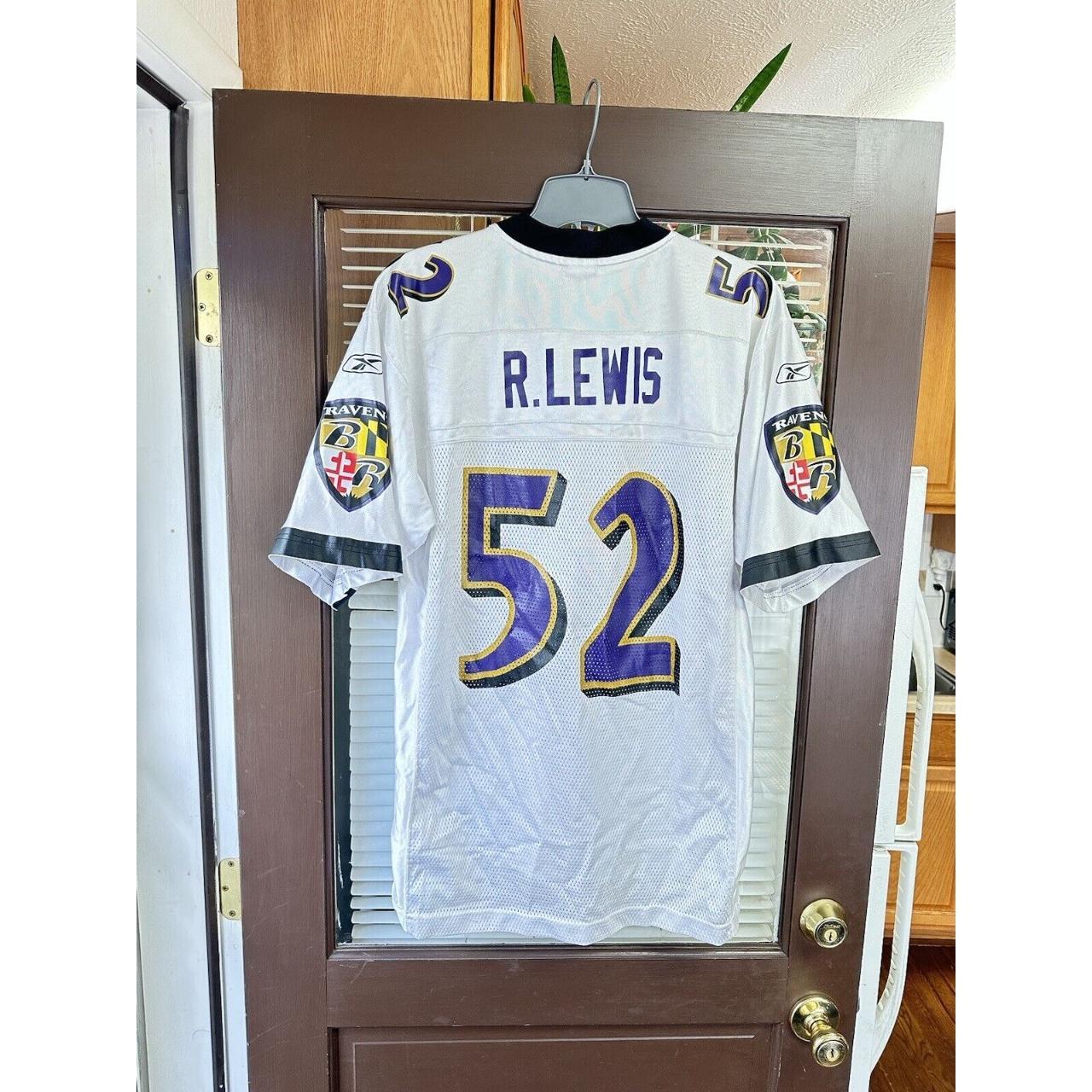 Vintage Baltimore Ravens 52 Ray Lewis Reebok NFL - Depop