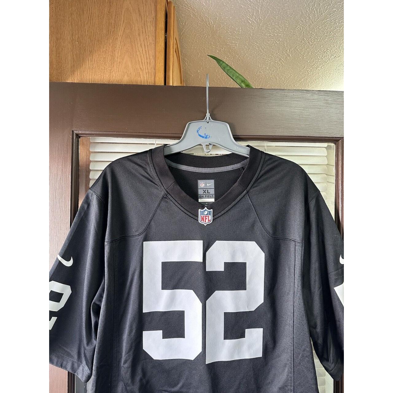 Authentic Nike Khalil Mack #52 Oakland Raiders CLEAN NFL Football Jersey  Vegas