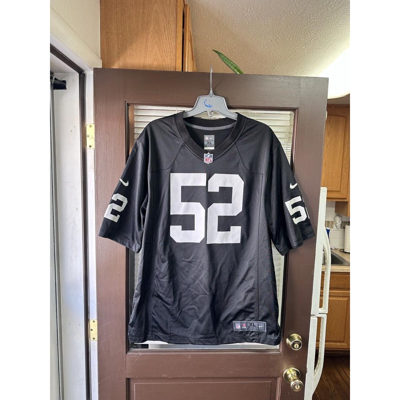 Oakland Raiders Khalil Mack jersey 52 Size Youth XL - Depop