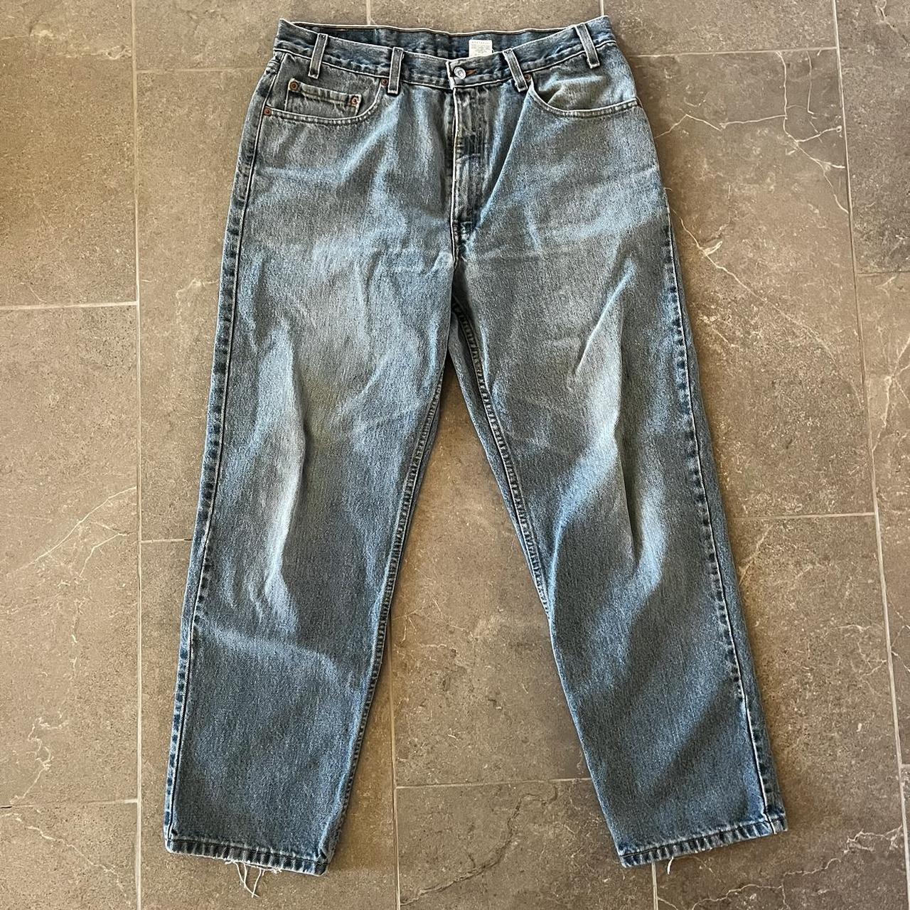 Vintage baggy Levi's 550 Levi's jeans Good... - Depop