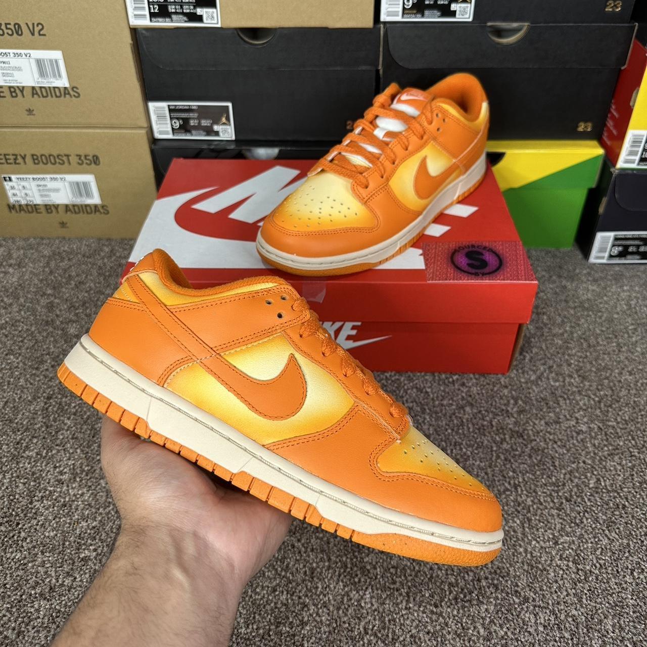 tan and orange nike