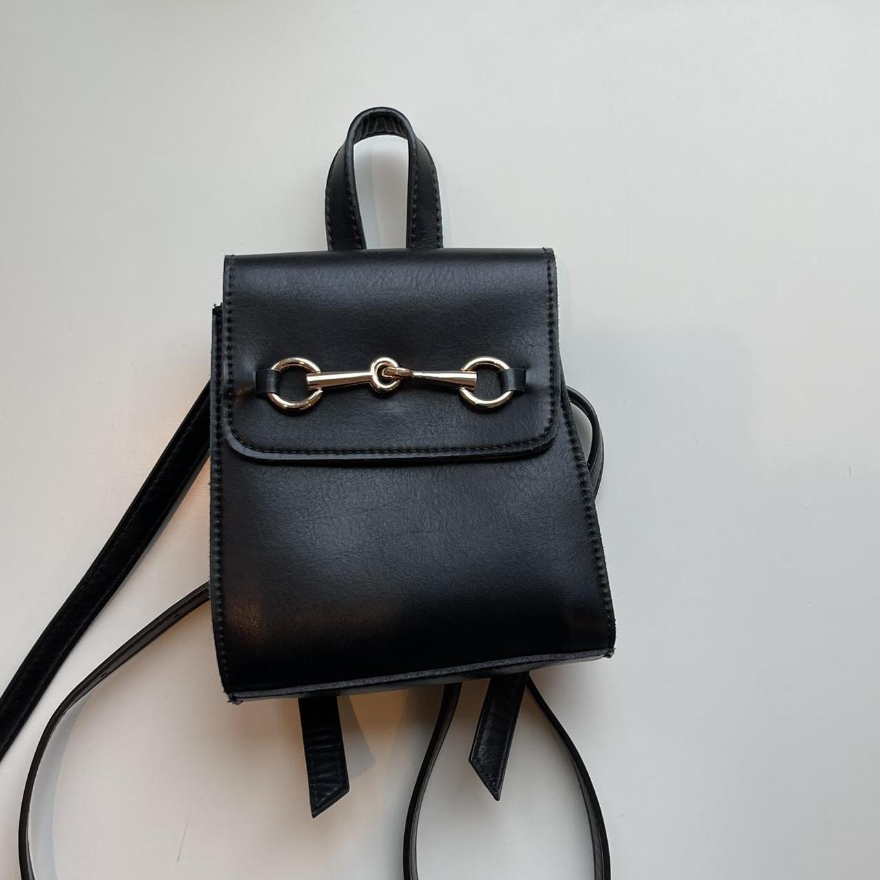 cute mini leather backpack Depop