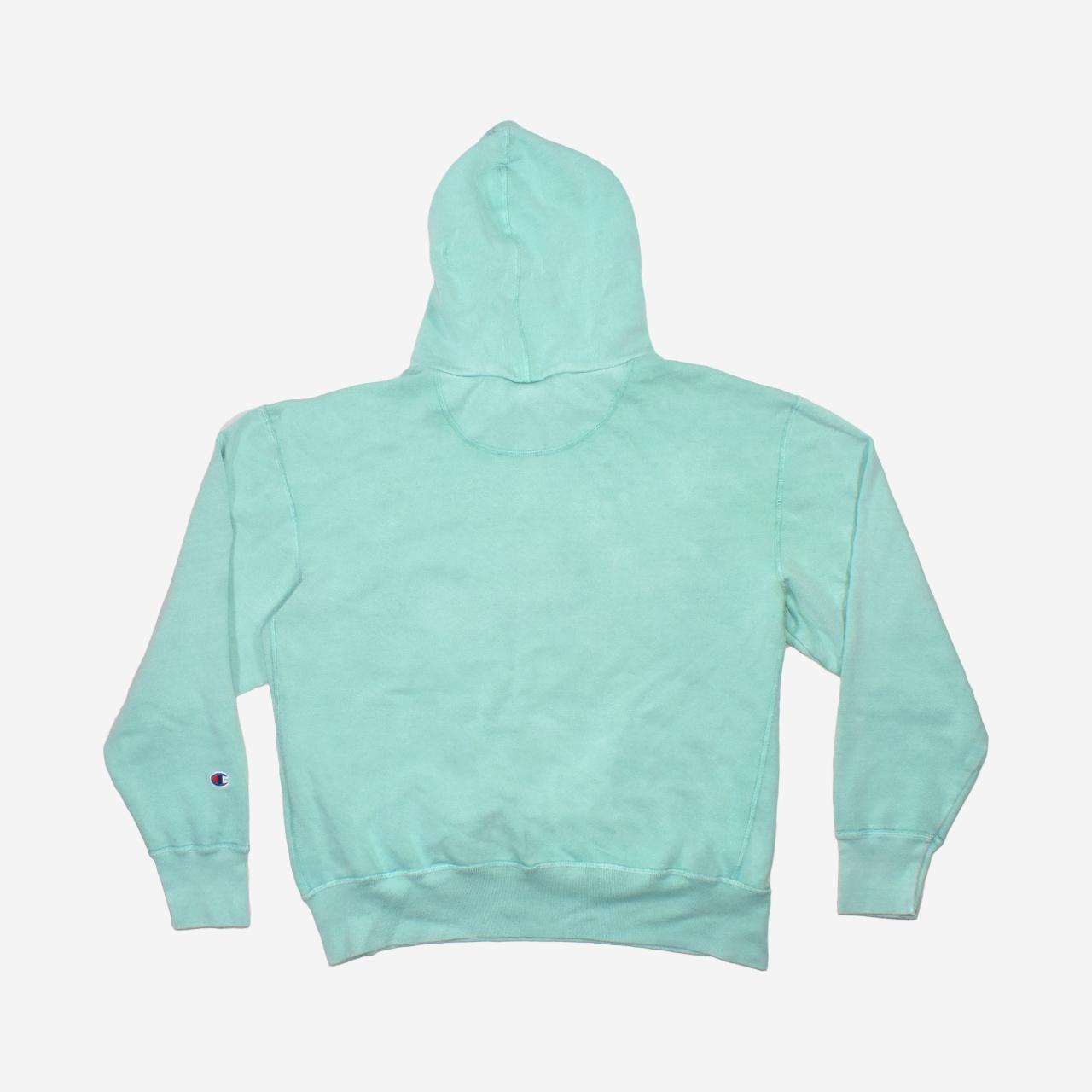 Champion hoodie waterfall green on sale