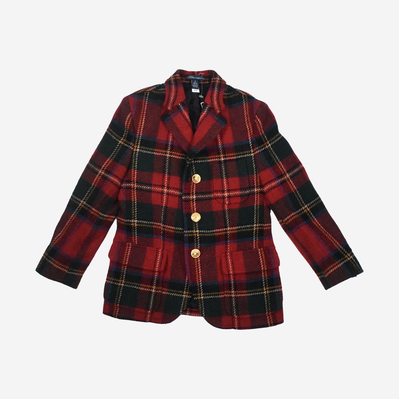Polo Ralph Lauren Boys Plaid Wool Coat Depop