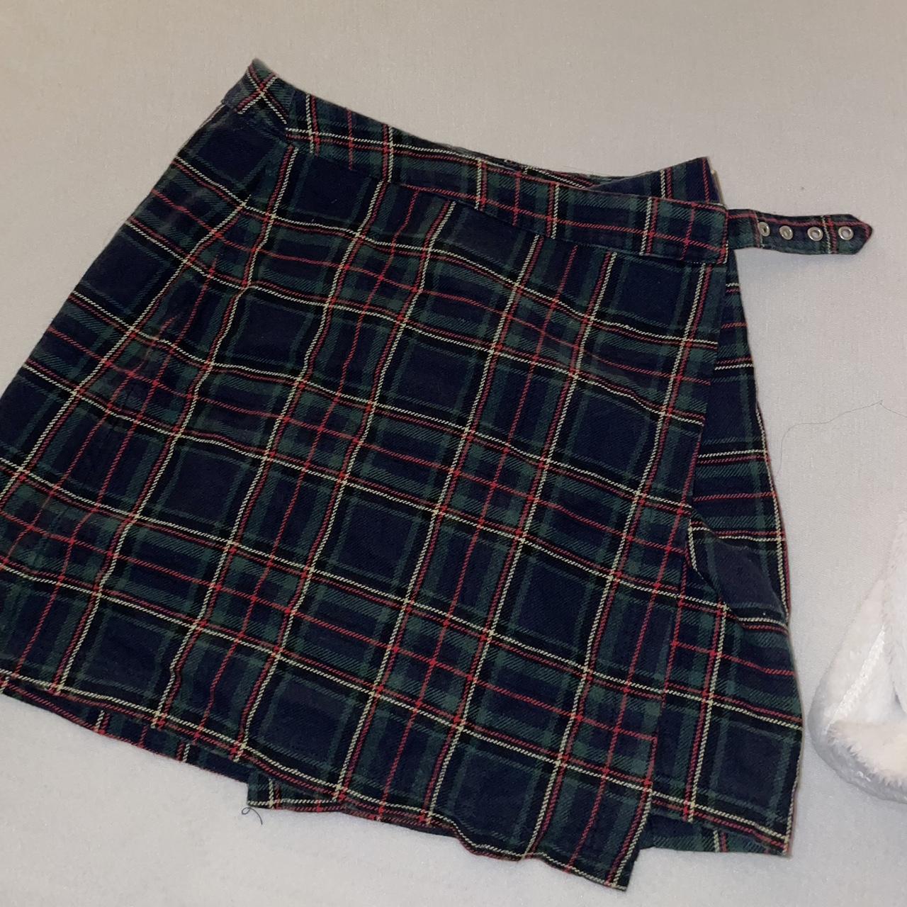 brandy melville plaid skirt 🧸 no longer sold on... - Depop