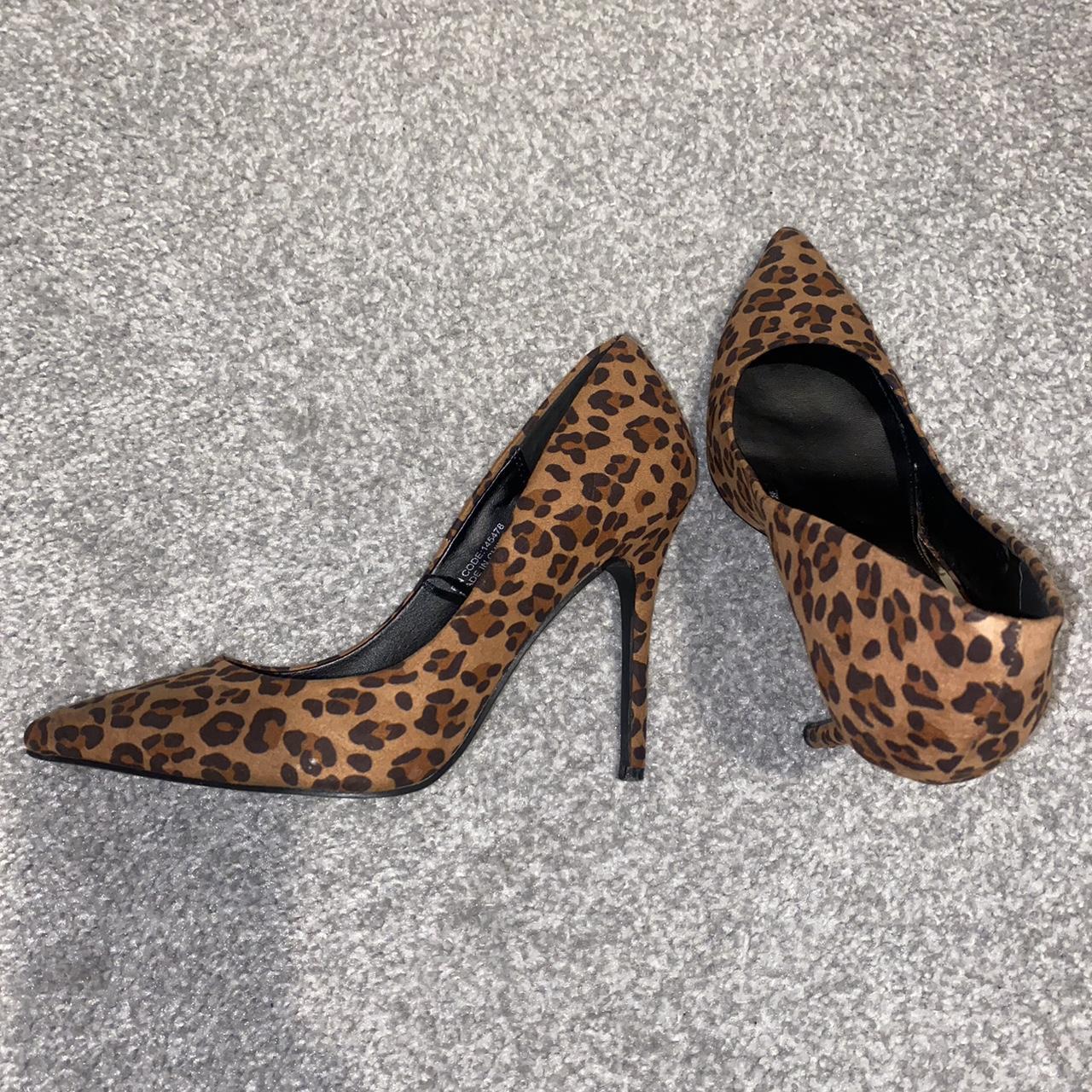 Leopard Print Heels size 5 worn once