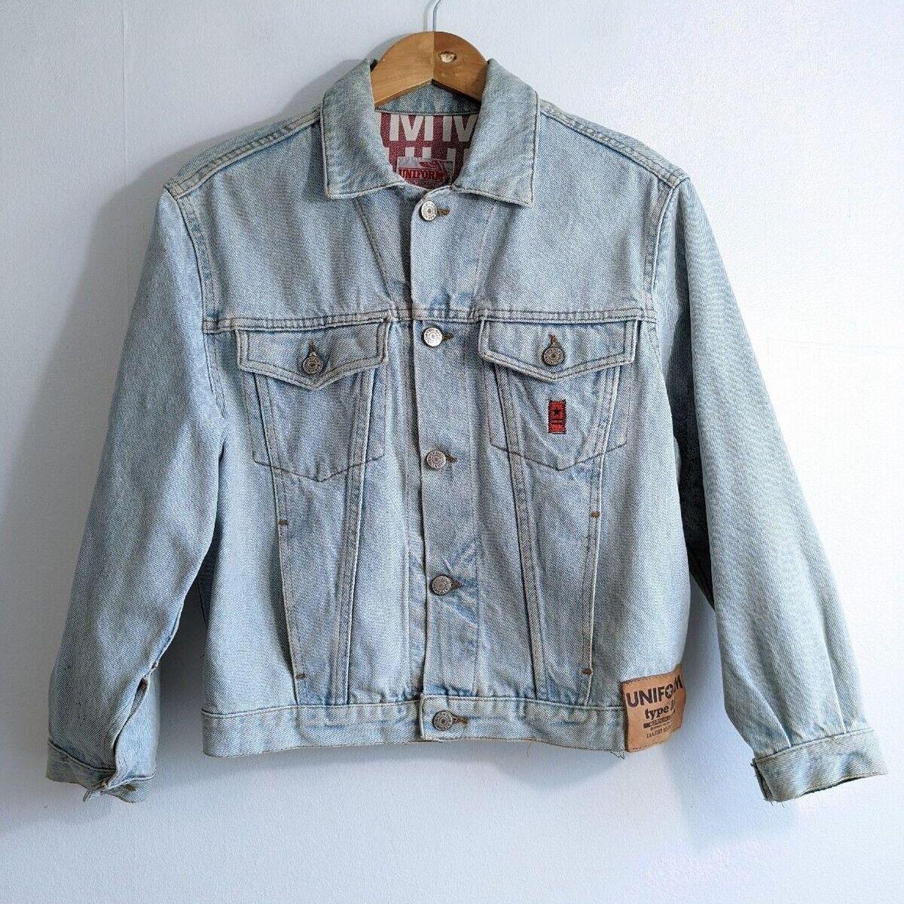 Ladies Vintage Uniform Type A1 Denim Jacket Blue... - Depop