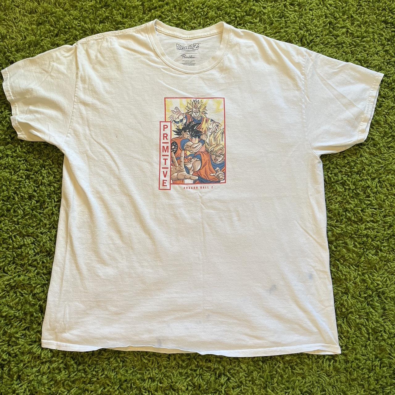Dragon ball z tshirt, XL some stains see first... - Depop